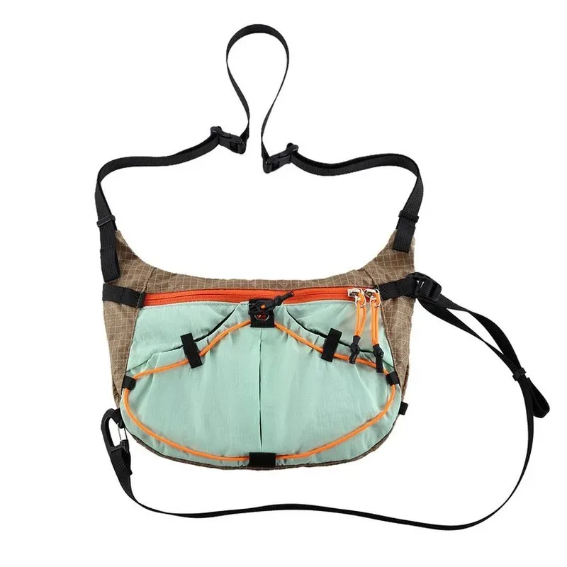 sac à bandoulière colorblock pour l'extérieur, sangle réglable, pour les déplacements quotidiens, la randonnée, les voyages, pour hommes et femmes