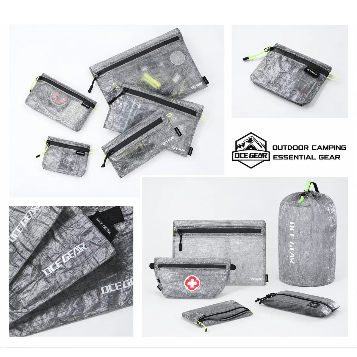 sacs de rangement d'extérieur ultralégers, sacs étanches à compression, pochette plate, trousse de premiers secours, organisateur de voyage et de camping multi-tailles