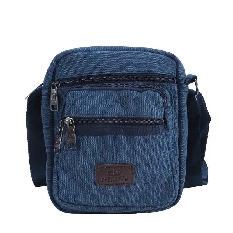 sac à bandoulière pour hommes affaires loisirs grande capacité sac à main portable fermeture éclair multicouche étanche été sacs à bandoulière pour hommes