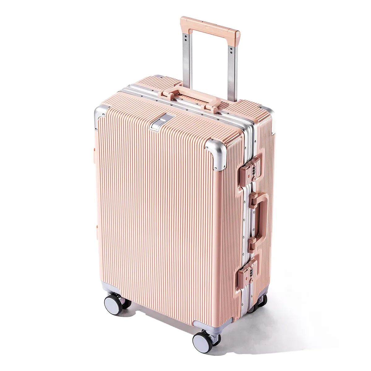 valise de grande capacité 16 "/20"/22 "/24"/26 "/28", bagages roulants à la mode, cadre en aluminium de voyage avec sacs à roulettes en alliage