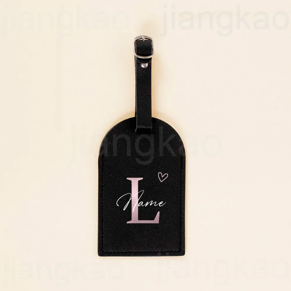 lettre personnalisée avec nom monogramme étiquettes de bagage en cuir pour valise bagages sac à main étiquette de sac de voyage personnalisée meilleur cadeau