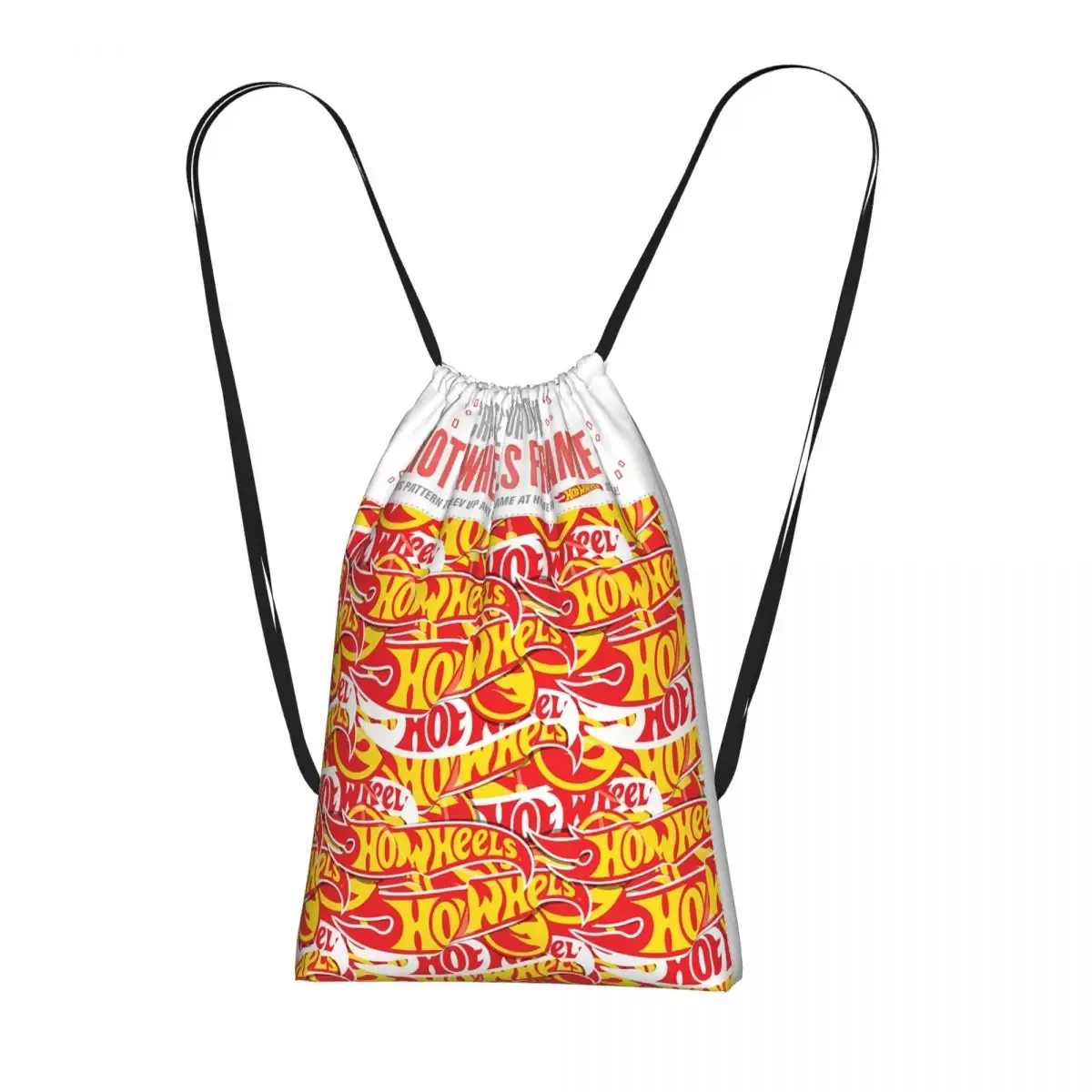 sac à dos à cordon hot wheels race, sac de sport, sac de voyage portable à cordon pour hommes et femmes