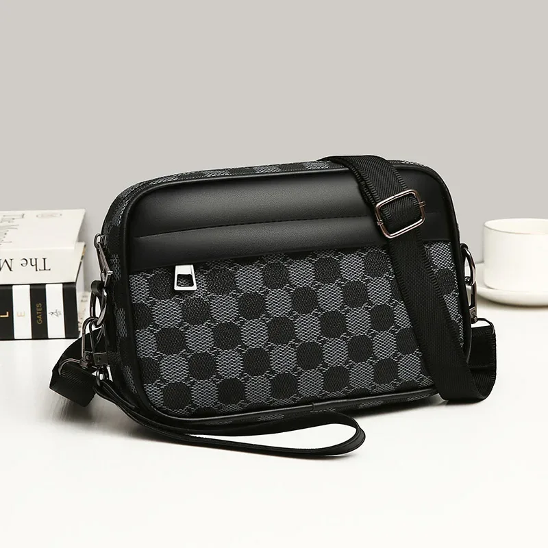 Sacs de taille en cuir PU pour hommes, sacs à bandoulière d'affaires de qualité supérieure pour hommes, rangement de voyage à la mode, sacs à bandoulière pour téléphone, pochette