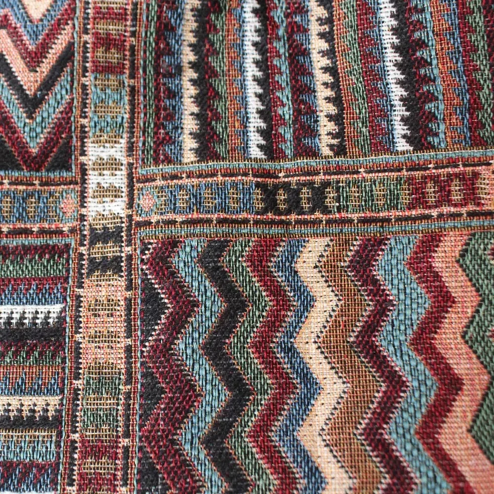 sac à dos en tissu pour femme 2026, style bohème chic, ethnique, tribal, ibiza, gypsy, aztec, doux, marron, avec cordon de serrage