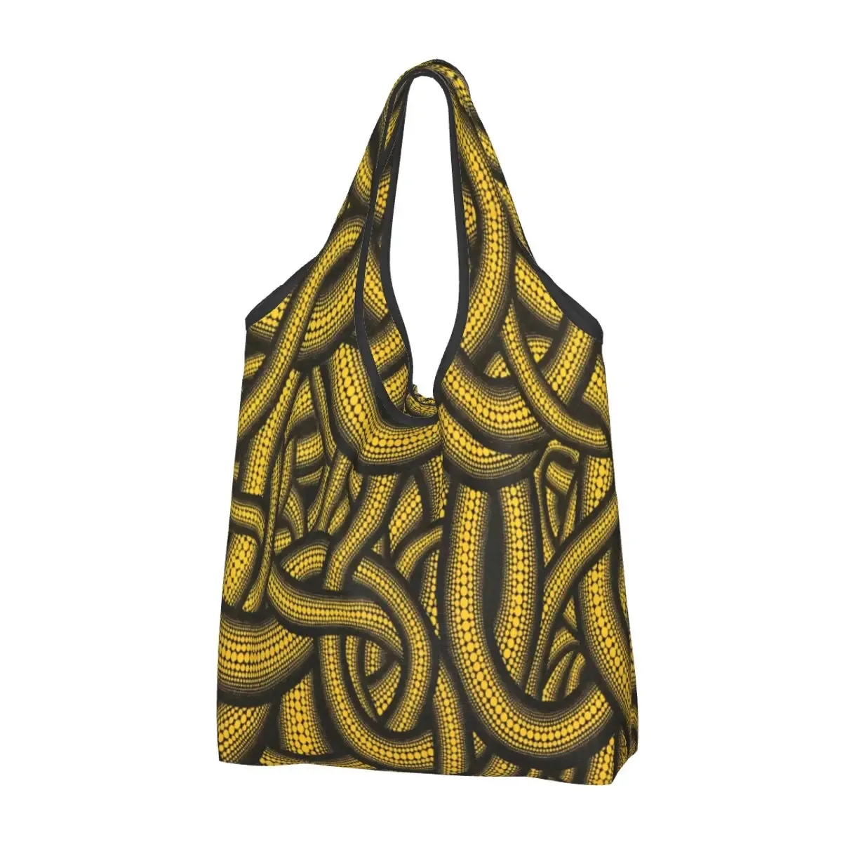 kawaii yayoi kusama art abstrait shopping sacs fourre-tout portable épicerie sac à bandoulière