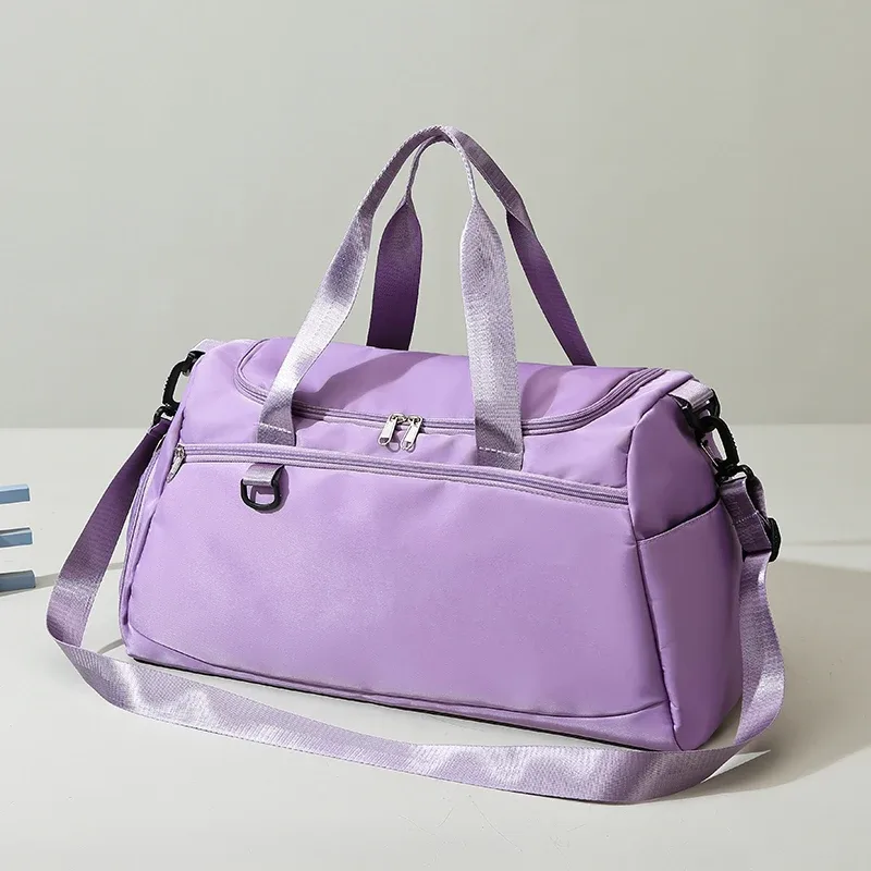 sac de sport pour hommes, sac de sport pour femmes, sac sec et humide, sac à main, sangle d'épaule de natation, sac d'entraînement physique du week-end, logo personnalisé imprimé nom