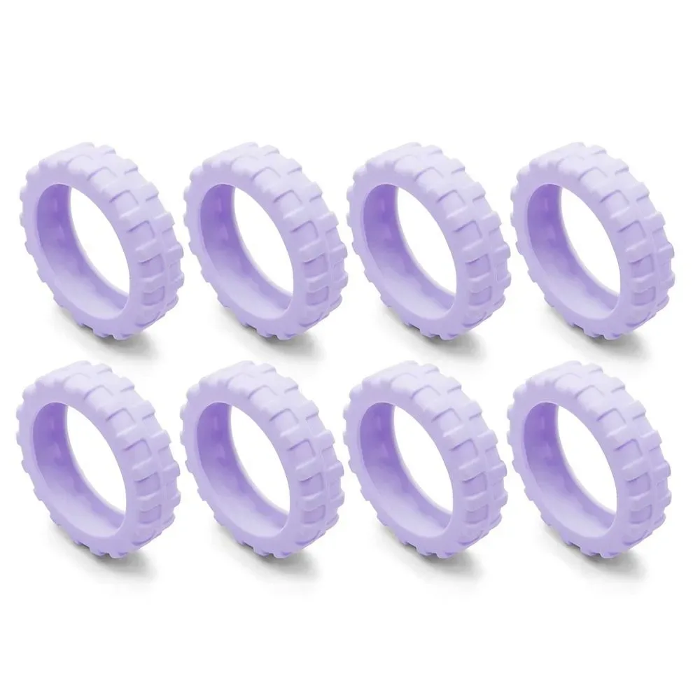 protecteur de roues de bagages en silicone, chaussures de roulette, valise de voyage, accessoires de protection, 8 pièces