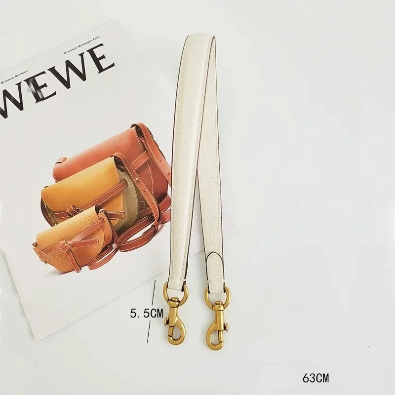 ceinture sac cuir elégante bouton doré blanc noir marron remplacement accessoire sangle bandoulière amelioration do it yourself