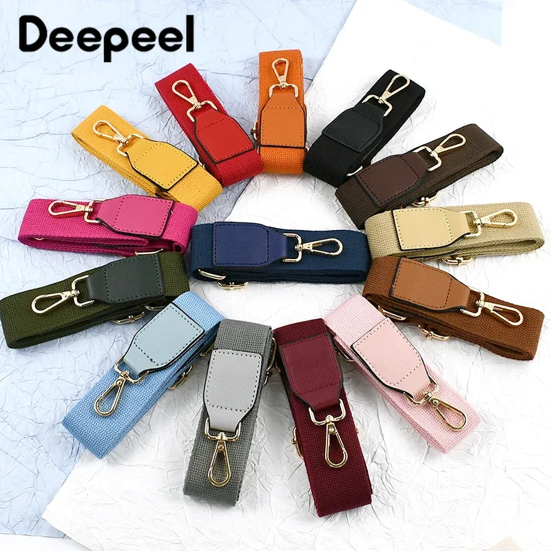 sangle sac nylon large remplaçable réglable boucle métal bandoulière main accessoires bricolage multicouleur voyage