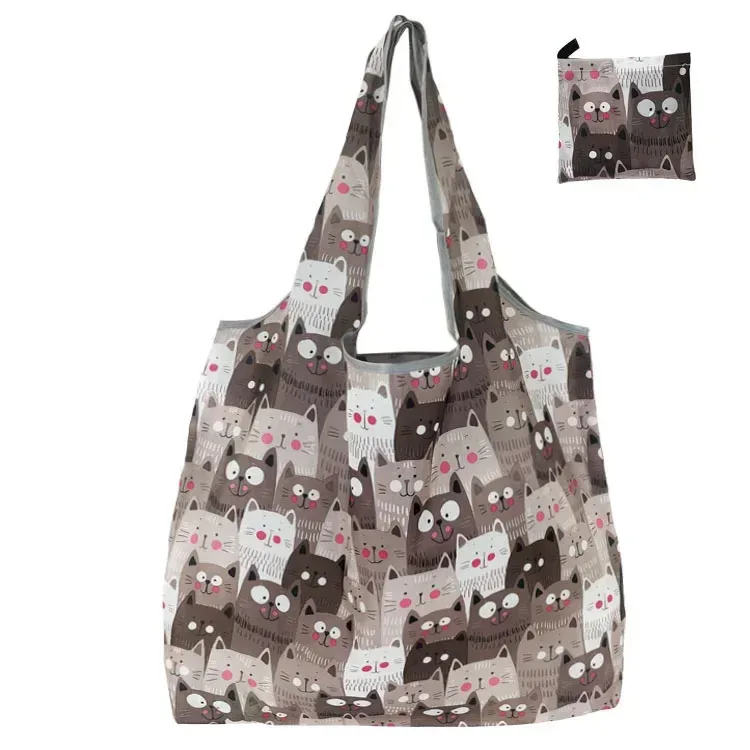 grands sacs de rangement pliables pour l'épicerie, fourre-tout en poudres recyclables, écologiques, rapduty, lavables