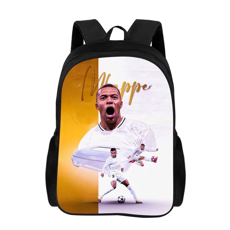 sac à dos m-mbappe pour l'école et les voyages, sac à dos pour enfant, sport de football, sac à dos pour enfants, sac à dos de star du football, cadeau