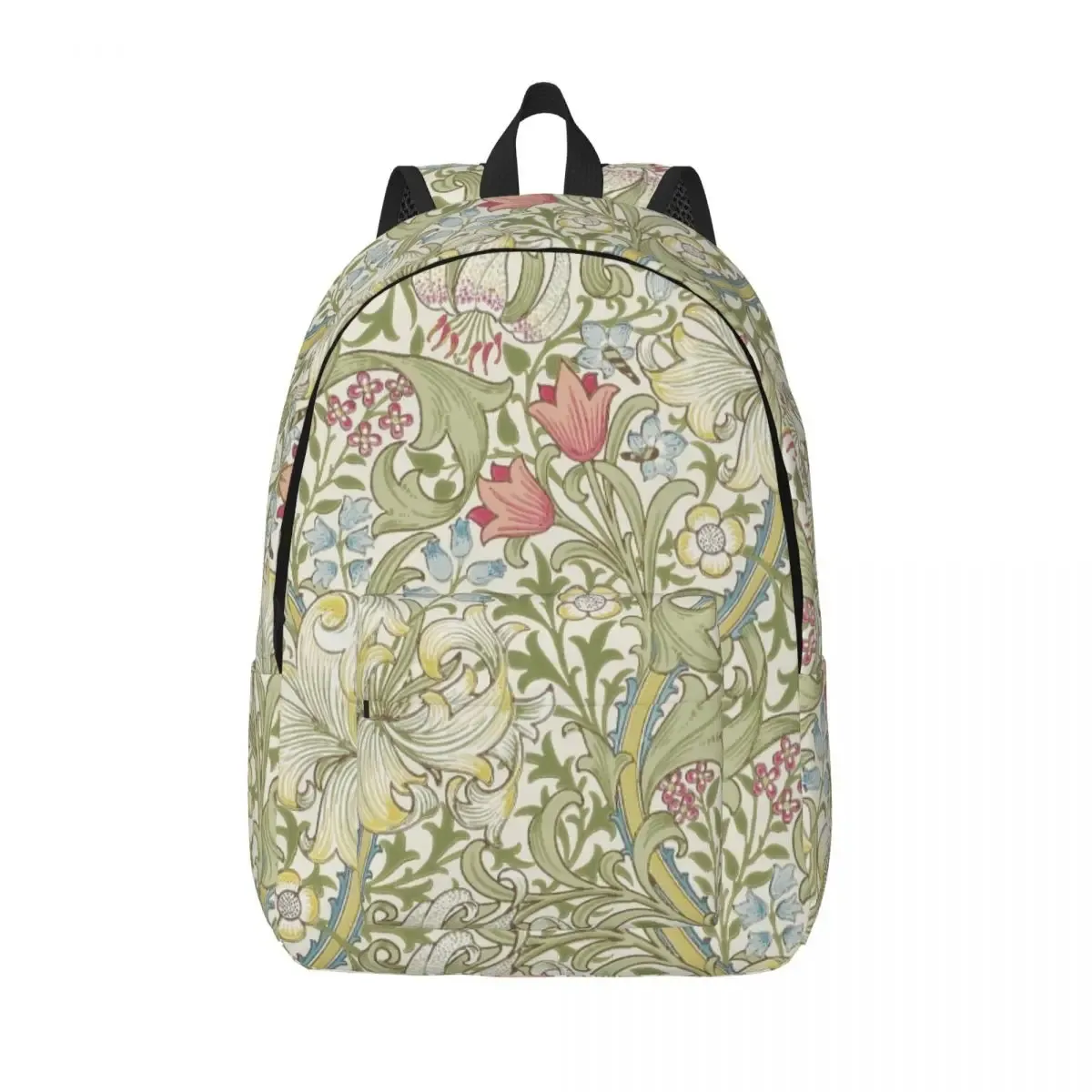 sac à dos en toile avec arbre de vie personnalisé par william instability, textile floral, école universitaire, sacs de voyage, cartable pour ordinateur portable 15"