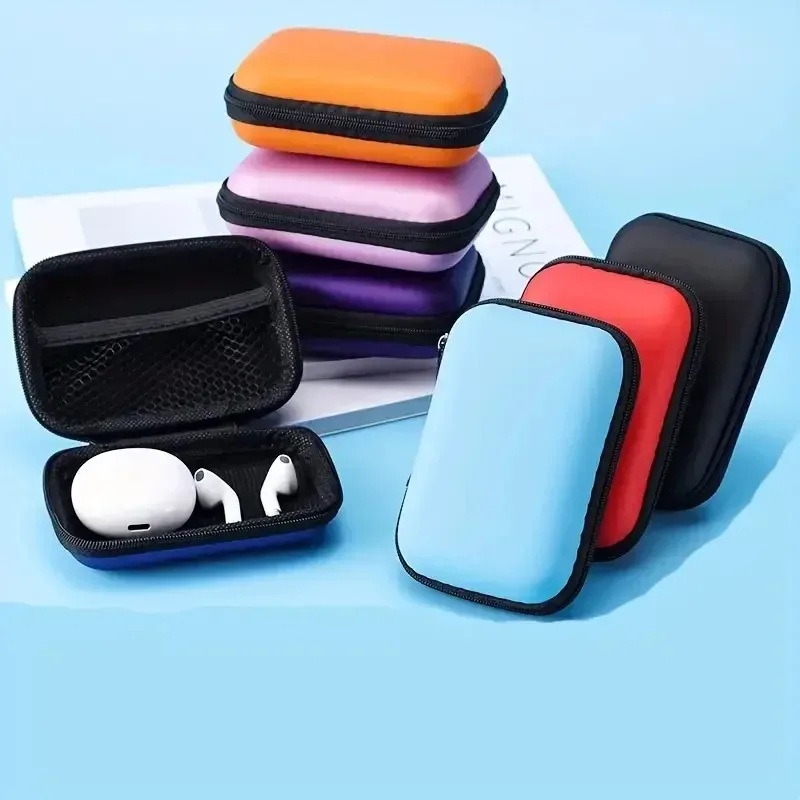 pochette multifonctionnelle à fermeture éclair pour câble usb et disque u, organisateur de rangement de protection, mini disque dur, sac de voyage pliable