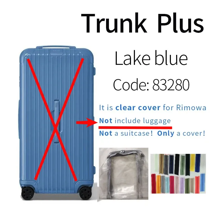 housses transparentes en pvc adaptées aux bagages rim essential 33 pouces, protection de valise de voyage, accessoires transparents, housse de protection anti-rayures