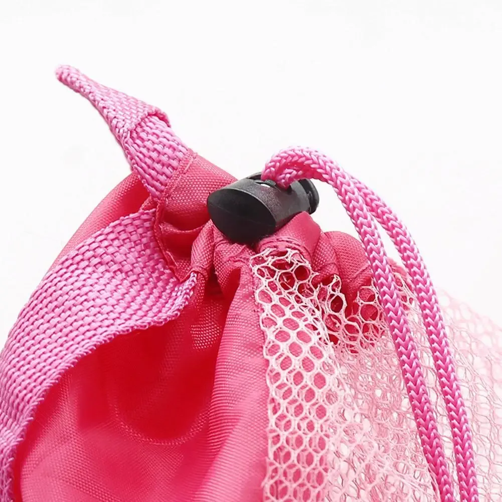 sac de rangement grande capacité, sac à dos portable en maille pour jouets de plage, pochette organisatrice pour jouets de sable, sacs de sport à cordon