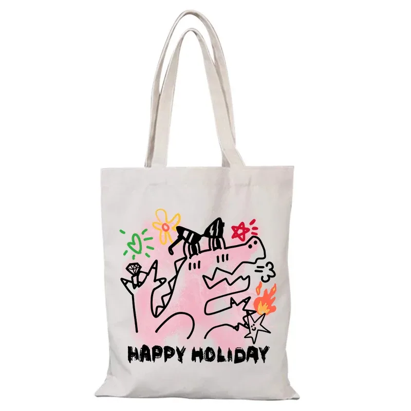 sac personnalisé mignon sac fourre-tout en toile loisirs dessin animé dame sacs nouveaux sacs à main femmes sac à main eco shopper shopping tissu de plage