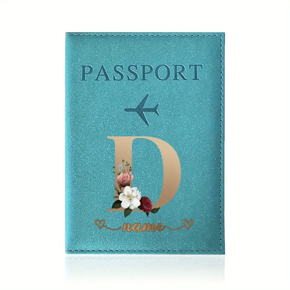 porte-passeport personnalisé avec nom personnalisable - capable d'imprimer des noms jusqu'à 26 lettres.