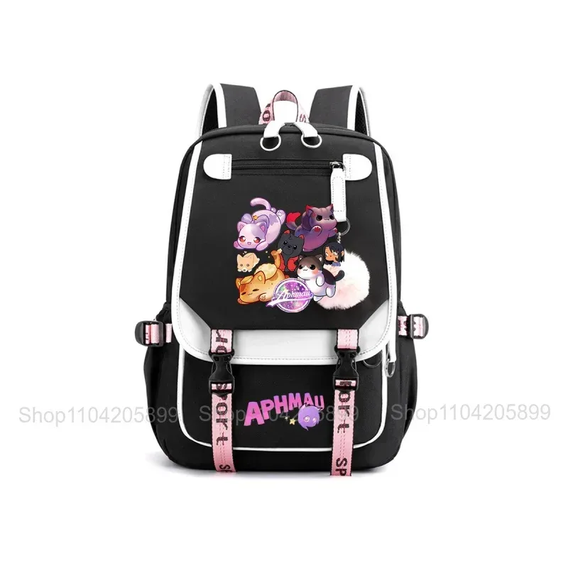 sac à dos aphmau anime pour adolescents, sacs à livres tendance pour la rentrée scolaire, sac à dos pour ordinateur portable pour étudiants