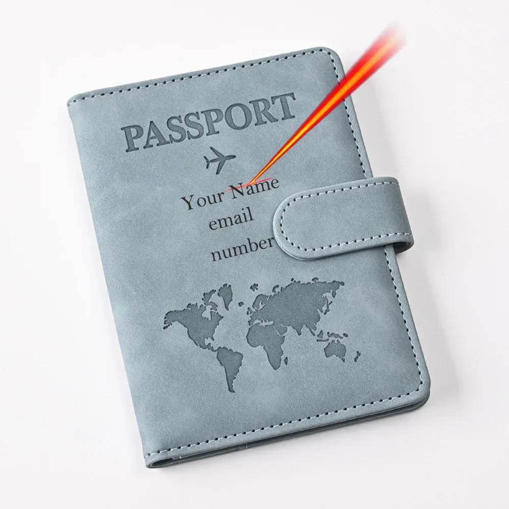 housse de passeport personnalisée avec nom, étui de passeport gravé avec monogramme, cadeau de mariage pour demoiselle d'honneur et garçon d'honneur