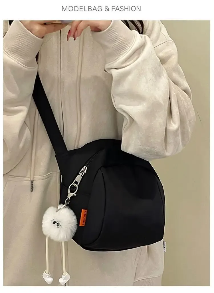 sac à bandoulière en nylon léger et polyvalent pour femme, nouvelle collection 2026, grande capacité, décontracté, pour le quotidien