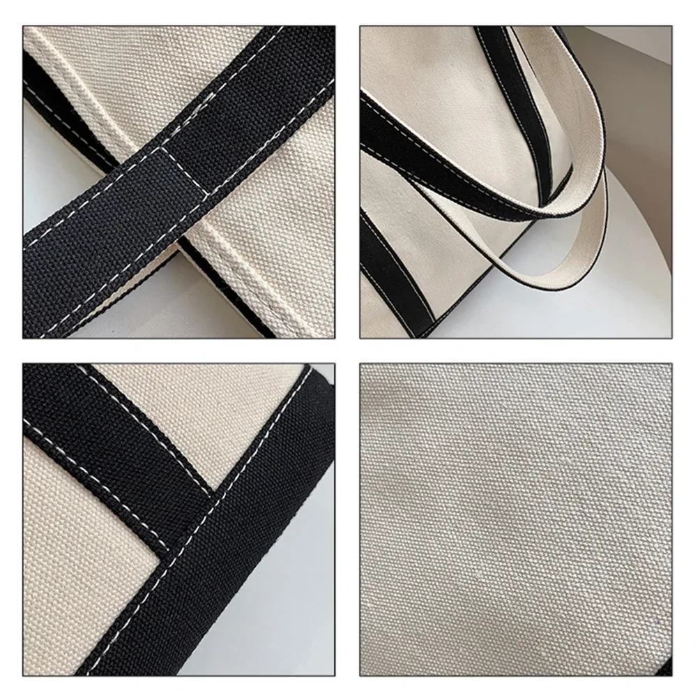 sac fourre-tout en toile personnalisé avec portrait d'animal de compagnie, cadeau pour maman de chien ou de chat, grande capacité, fermeture éclair intérieure, pour les femmes, pour les trajets quotidiens