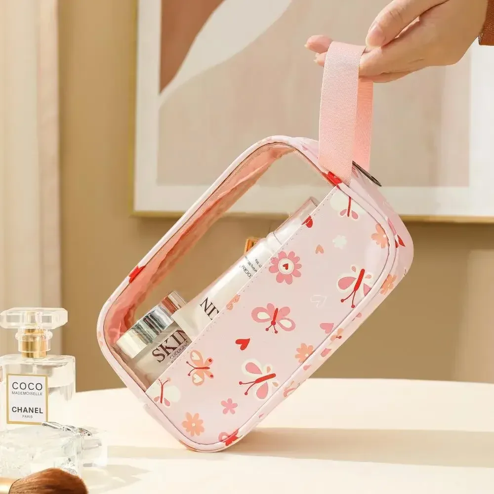 trousse de toilette femme 3 pièces translucide grande capacité – sacs de voyage essentiels pour cosmétiques et articles de bain