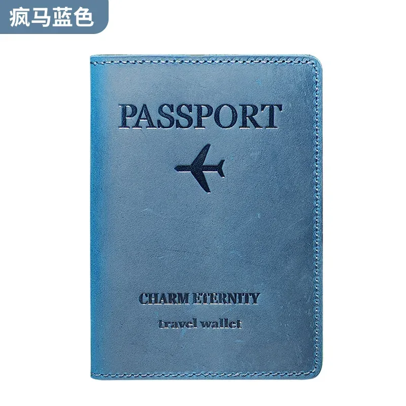 porte-passeport de voyage pour femmes et hommes, étui de voyage pour passeport, pochette fine en cuir, housse de passeport, portefeuille de voyage