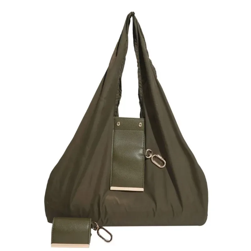 porte-clés léger extensible et réutilisable, mini sac fourre-tout, sac de courses pliable écologique de grande capacité