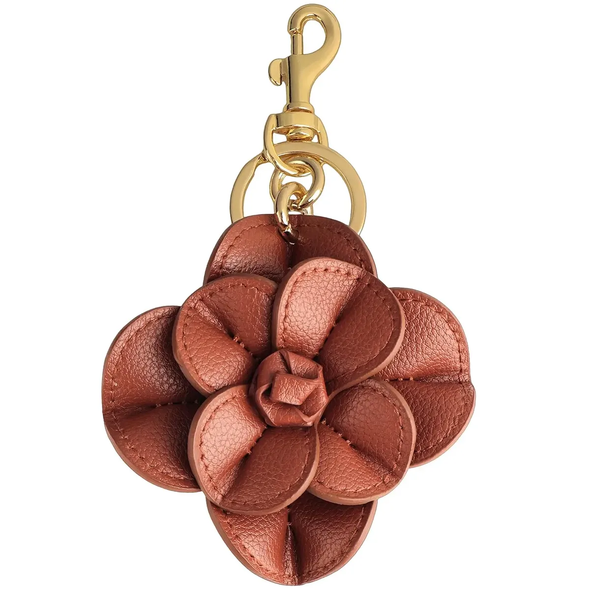 pince clef fleur noire ornementation sac main anneau métallique fermoir superieur décoration tridimensionnelle voyage femmes