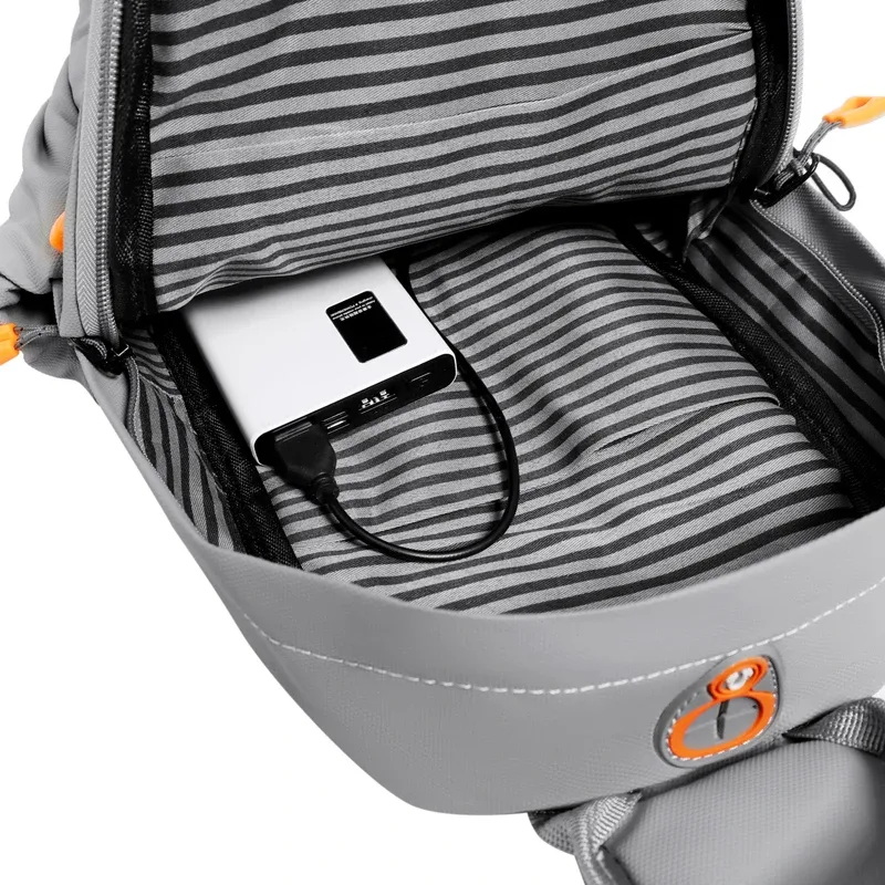 sac à bandoulière en nylon imperméable-sac à dos de poitrine pour hommes, sac messager à bandoulière compact, sac de voyage et de randonnée en plein air