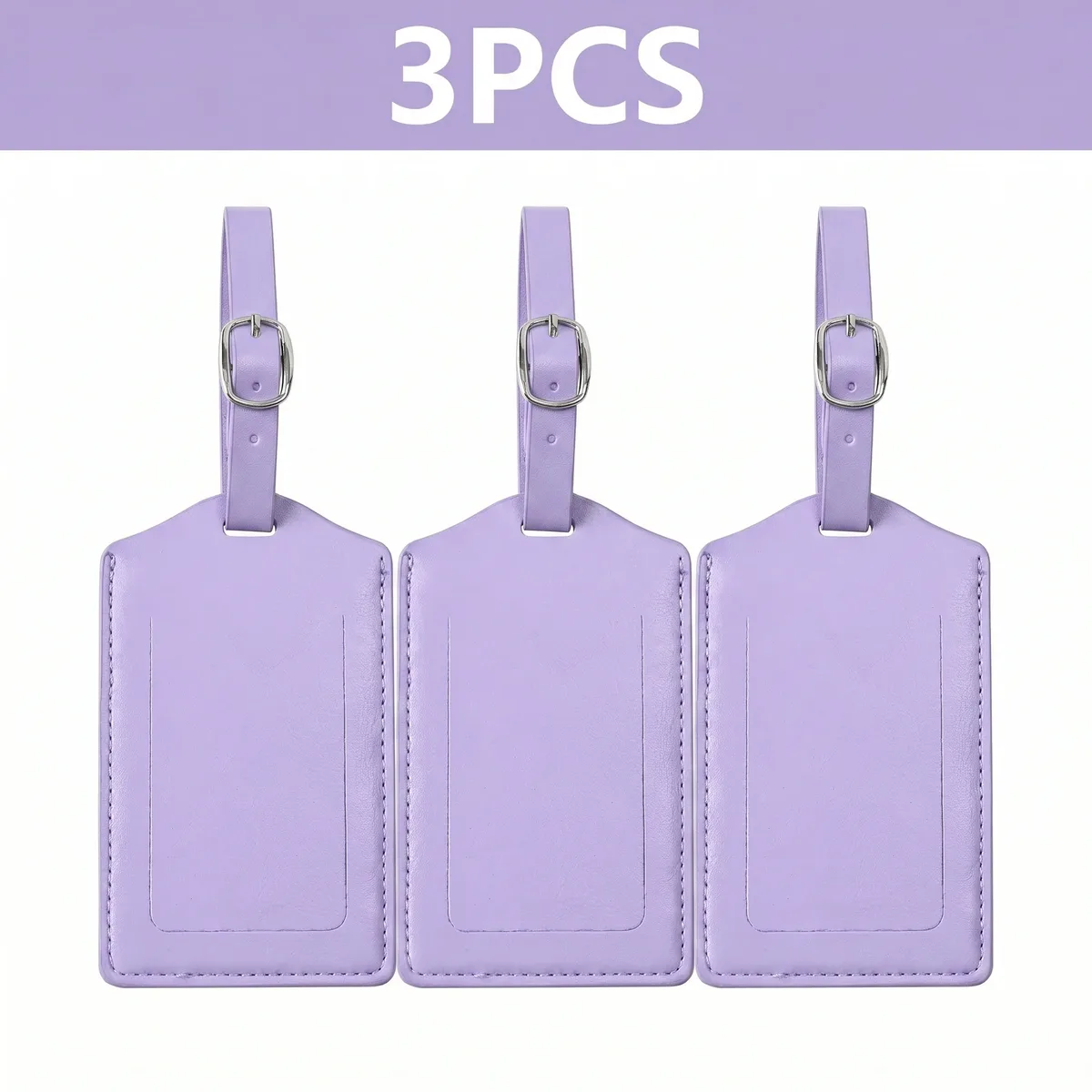 étiquettes de bagage en cuir pu, 3/5/8/10 pièces, avec boucle métallique réglable, anti-perte, étiquette d'identification de valise, étiquettes de bagage de voyage colorées