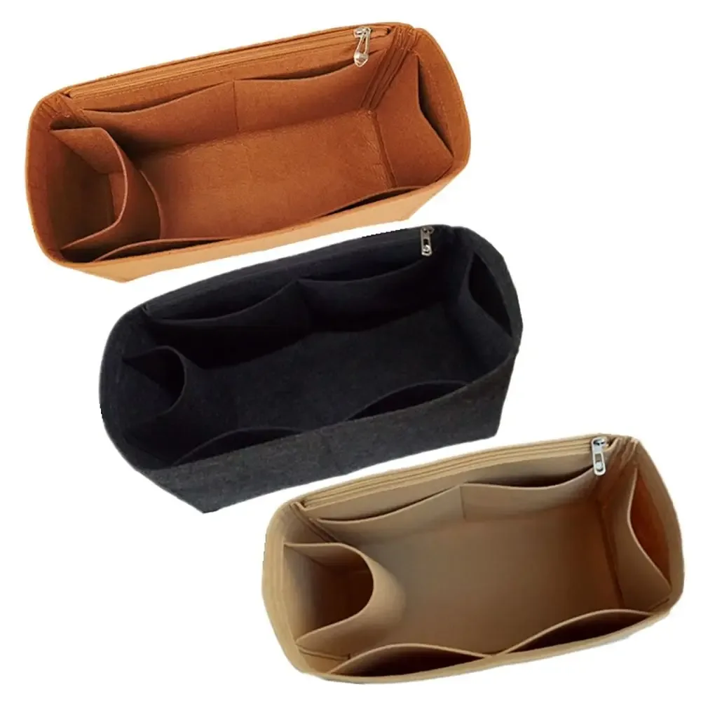 sac à main en feutre simple, sac de rangement, support de sac, doublure de sac portable, multi-poches, sac interne de voyage pour birkin25/30/35