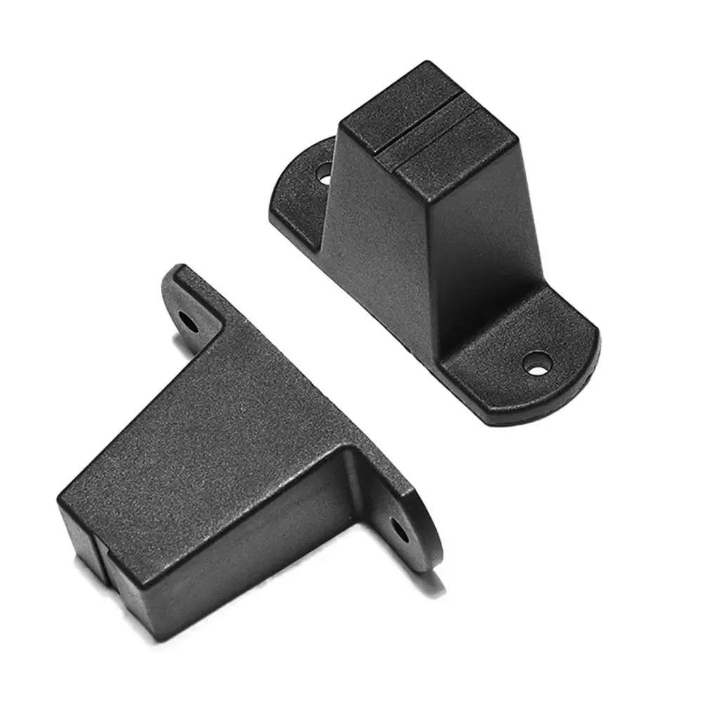 pieds de support latéraux inférieurs pour bagages, patins en plastique noirs avec vis, pieds de support pour valises, compatibles avec toutes les valises
