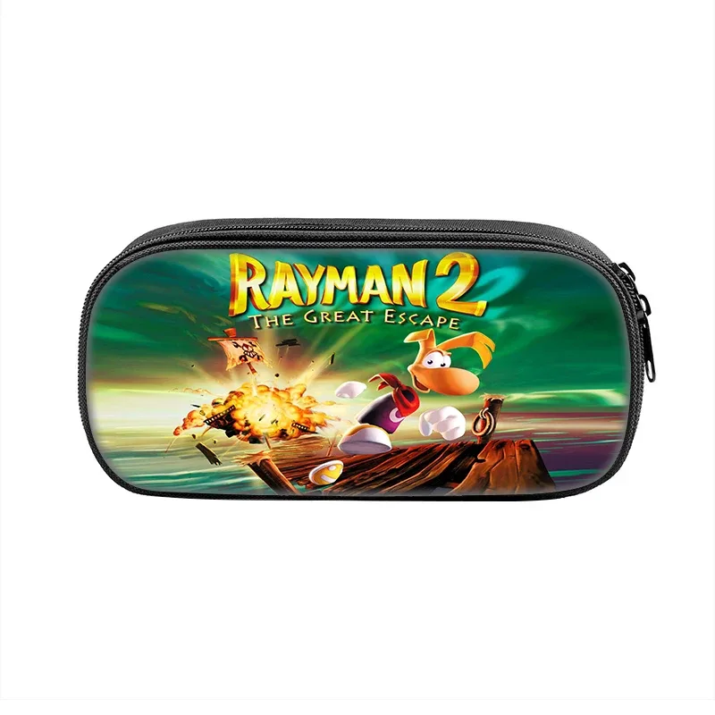 jeux de dessin animé rayman legends 2 pièces ensemble sac à dos cartable garçons filles camping sac à dos trousse à crayons sac à crayons boîte à crayons