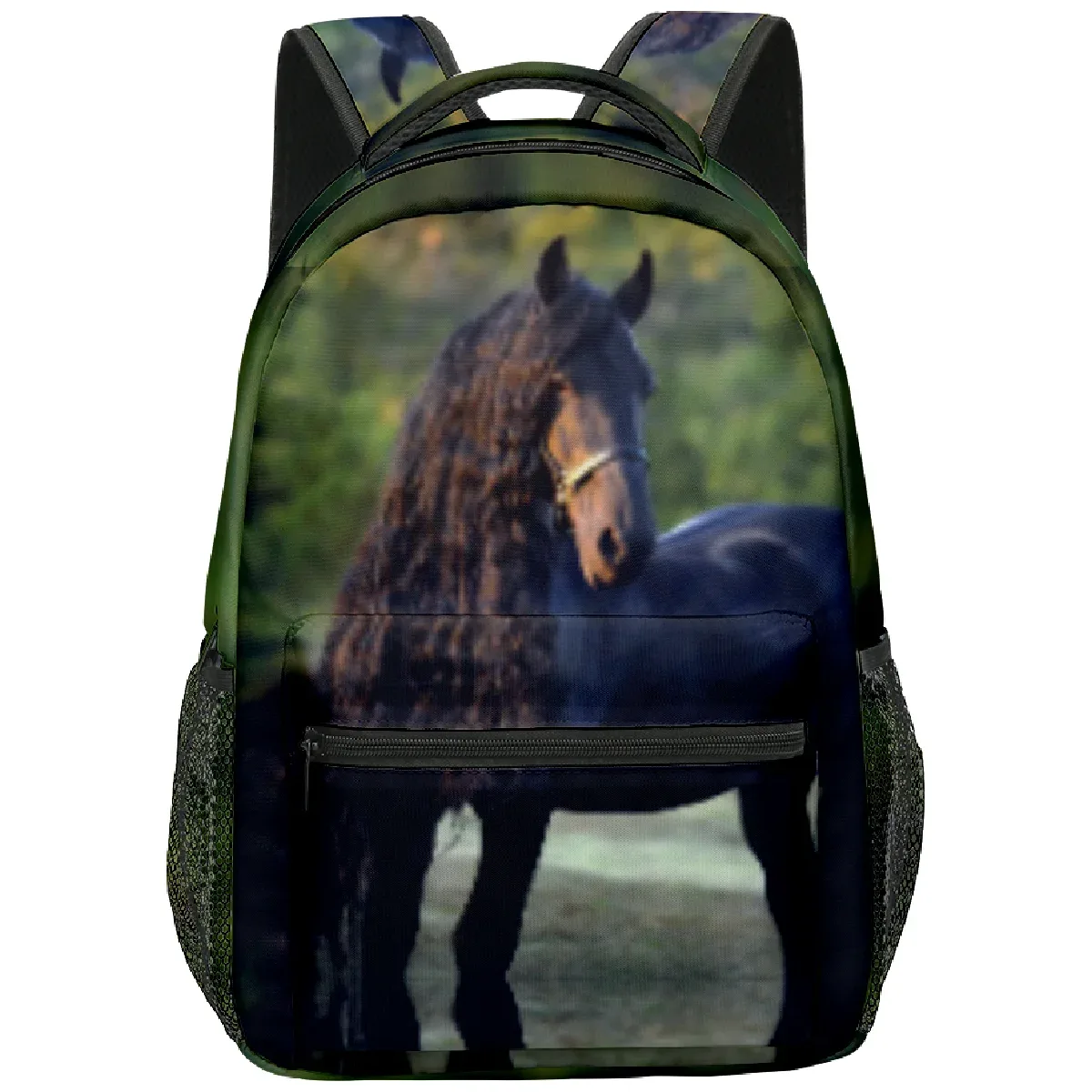 sac dos oxford université cheval licorne dessinanime voyage unisexe polyester pocheint penholder bandoulierearcue jacquard