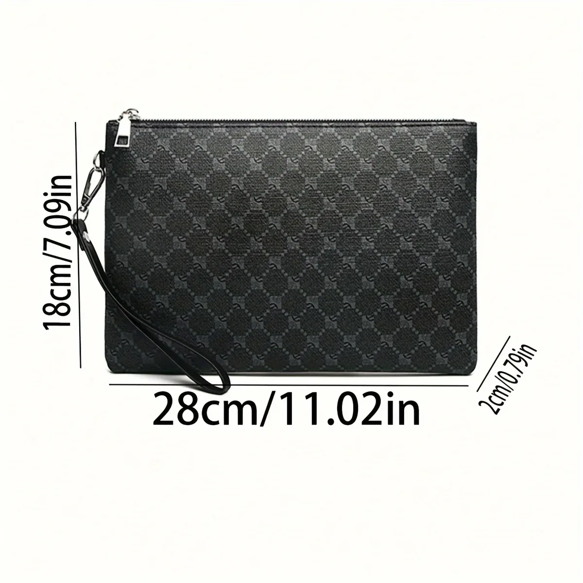 pochette en pu pour hommes, grand portefeuille d'affaires, sac de poignet, grand porte-monnaie, sac de rangement