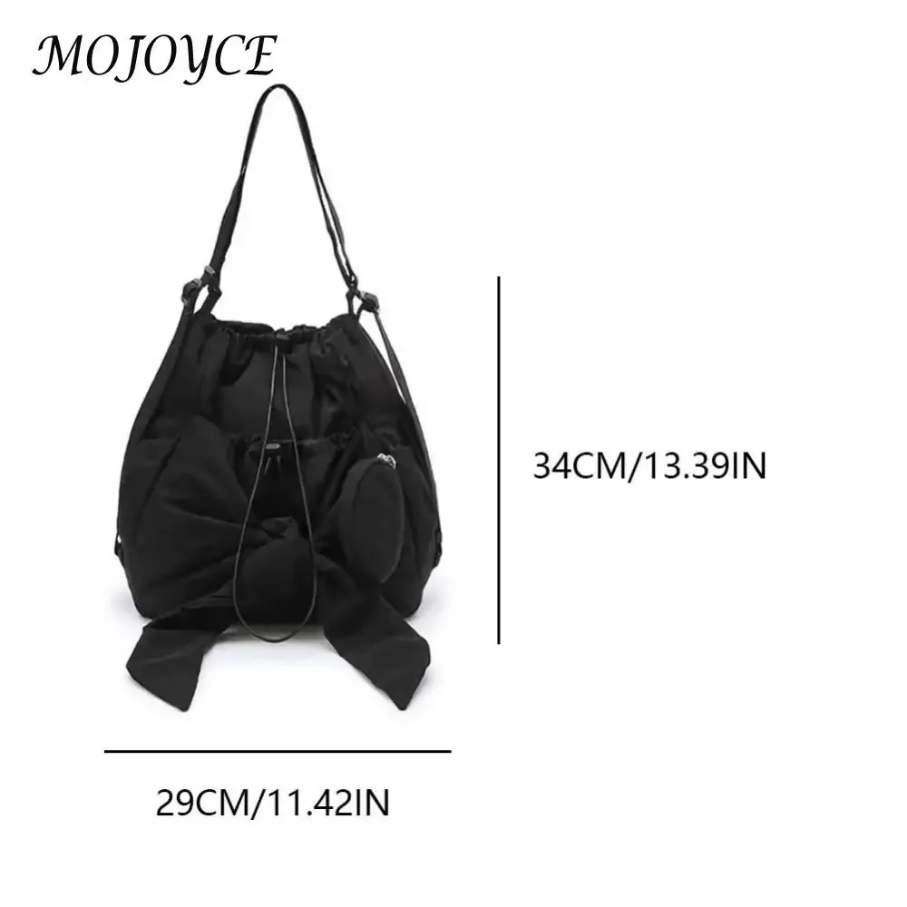 femmes maman maternité sac à dos grande capacité arc cordon sac à dos couleur unie sac à dos décontracté dames voyage sac à dos