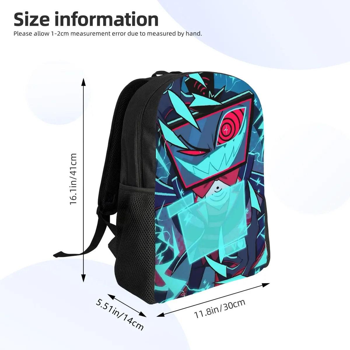 sac à dos vox hazbined hotels pour hommes et femmes, sac à dos décontracté pour le lycée, le travail, le quotidien, pour ordinateur portable, en toile, cadeau