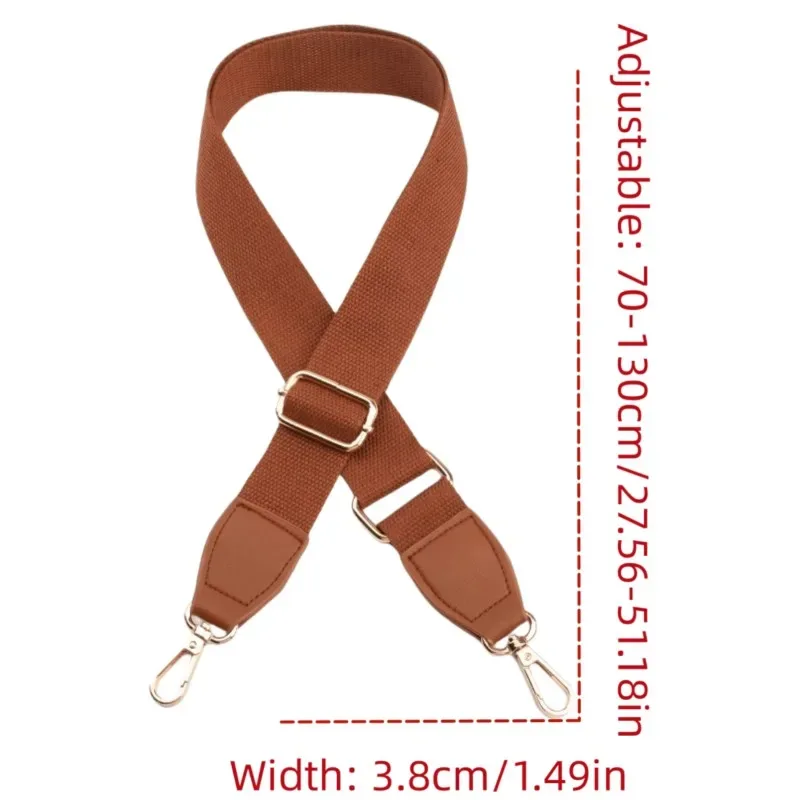 sangle de sac à main en nylon ethnique de 130 cm, sangle de sac à bandoulière, ceintures pour sacs, poignées de sac réglables de remplacement, accessoires pour sacs
