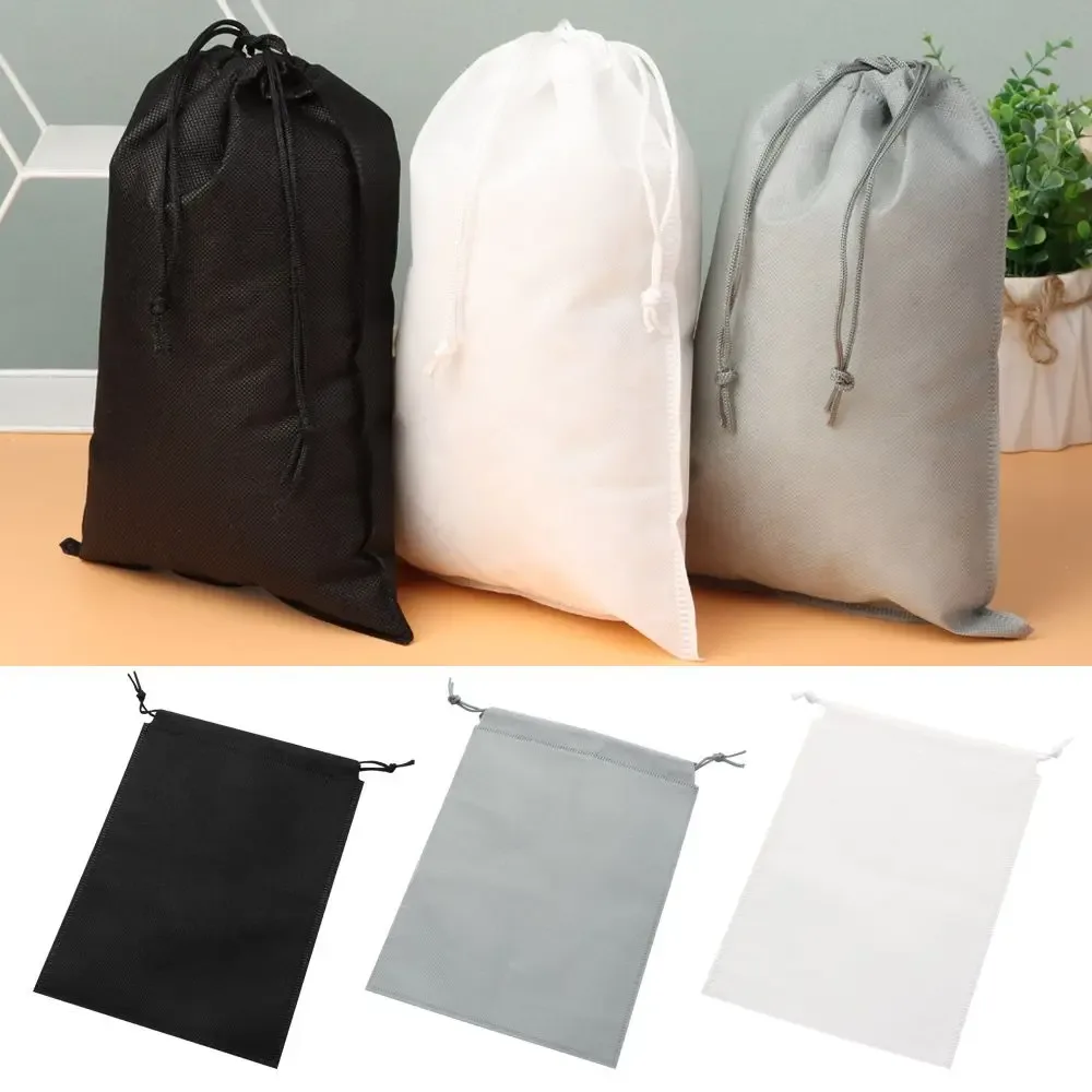 poche de voyage à cordon de serrage, organisateur de vêtements, sac de rangement de chaussures, sacs à cordon non tissés, organisateur de chaussures