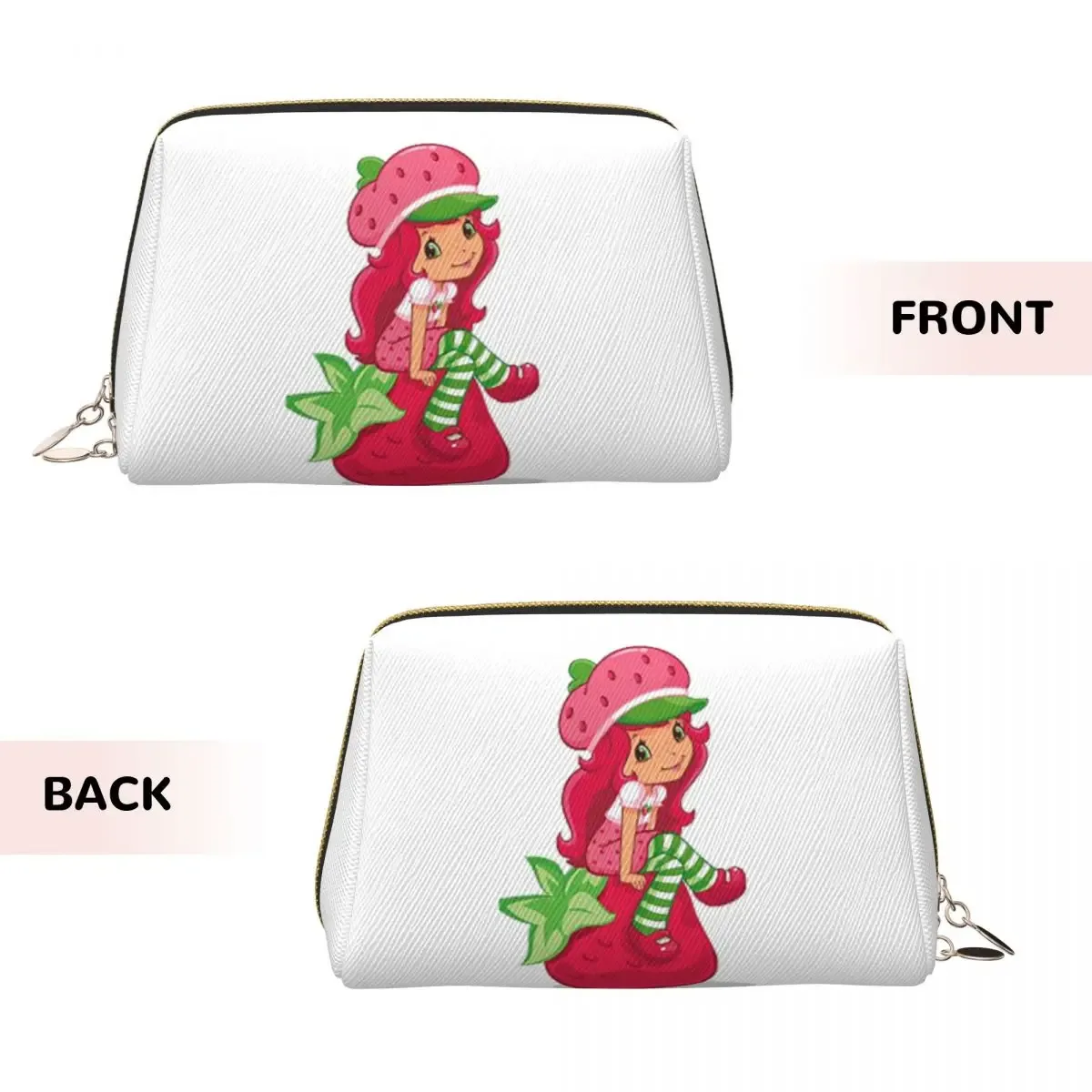 fraise shortcake fille dessin animé anime femmes sac cosmétique voyage maquillage organisateur pochette de rangement de toilette dopp kit étui