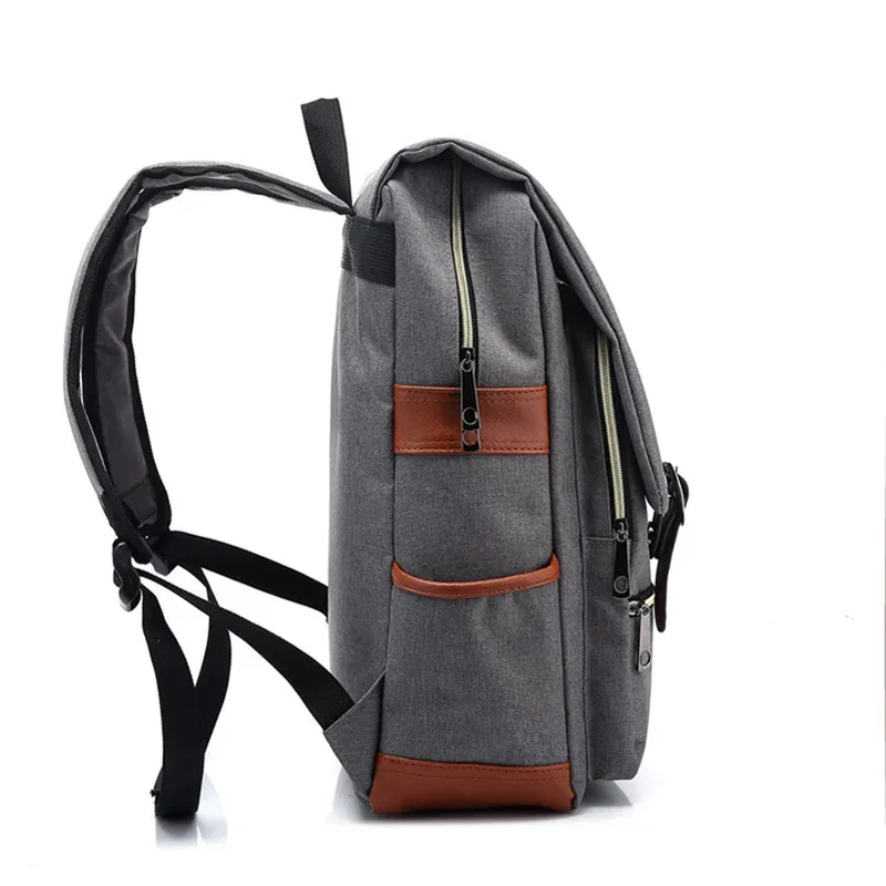 sac à dos vintage pour ordinateur portable de 16 pouces, sacs en toile pour femmes, sacs de voyage en toile pour hommes, sacs à dos décontractés rétro, sacs d'école pour adolescents