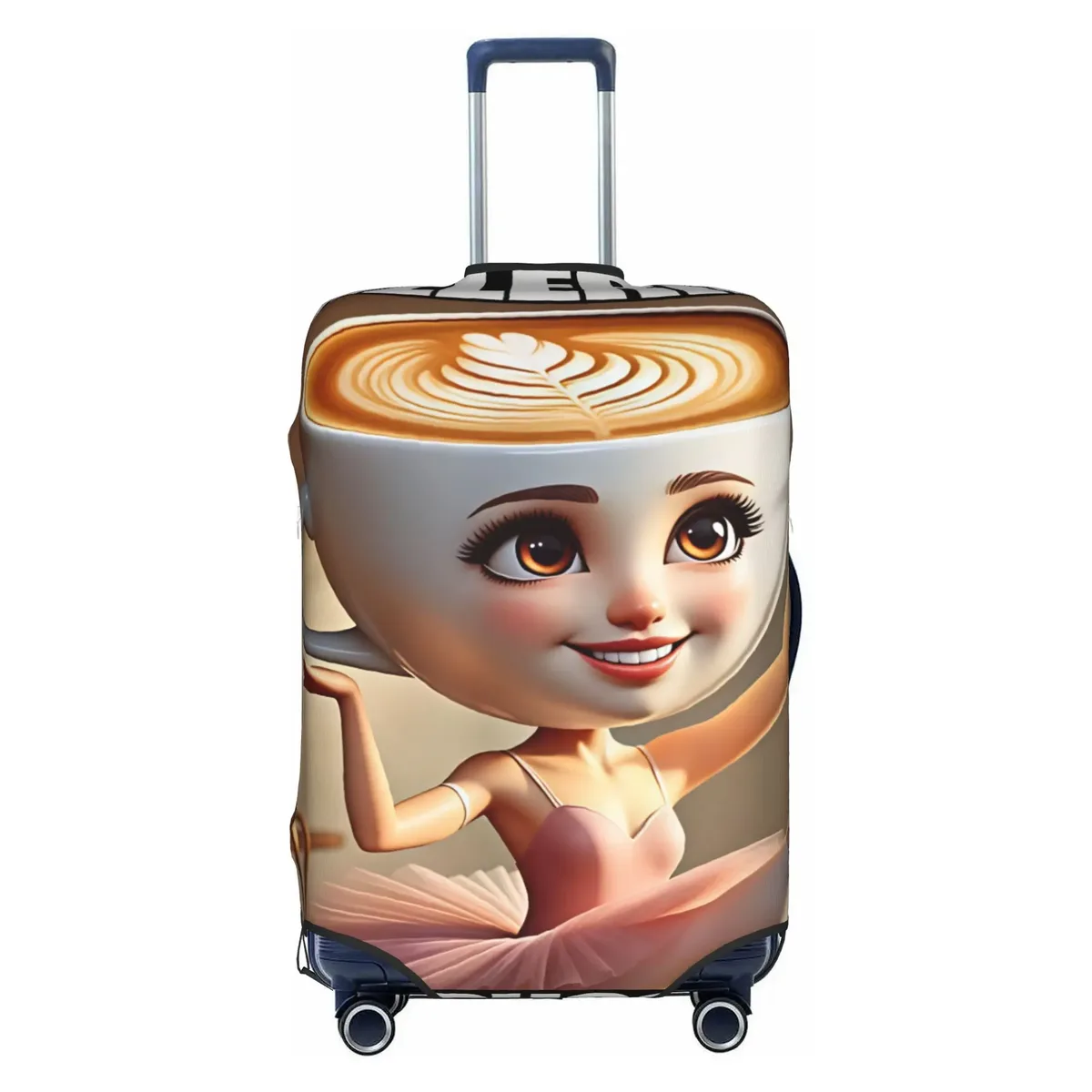 housse de protection élastique pour valise, motif humoristique italien tung tung tung sahur funk, convient aux valises de 18 à 32 pouces