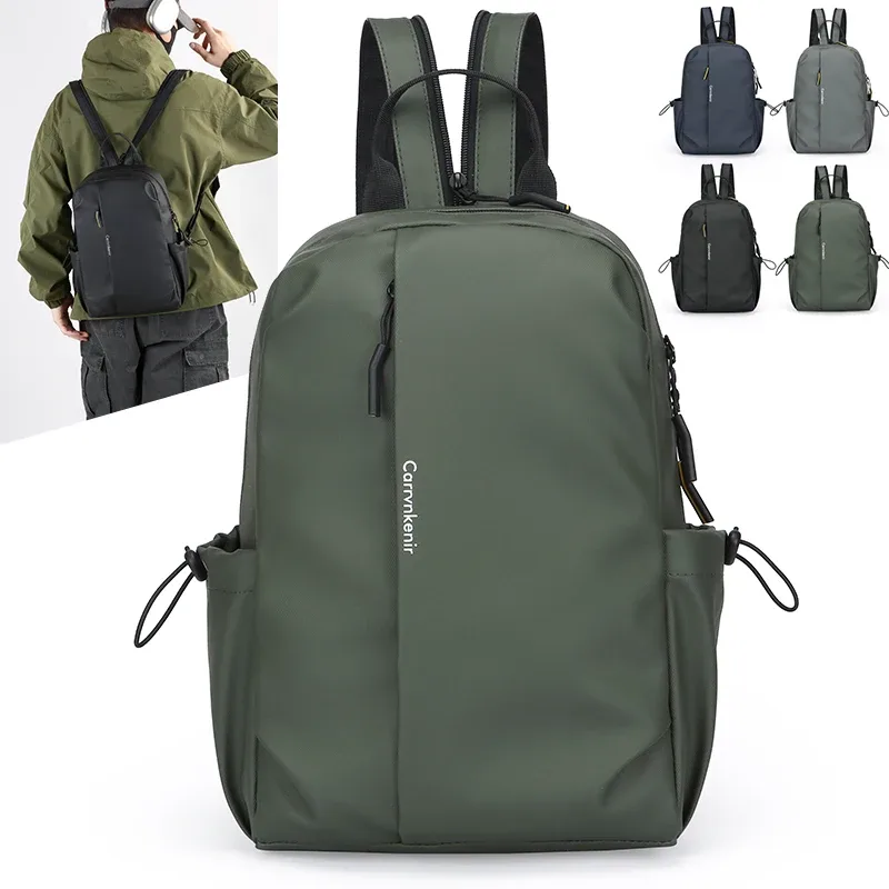 mode hommes sac à dos sac à dos de haute qualité en cuir pu souple mâle sac à dos décontracté sangles à glissière conception adolescent sac à dos