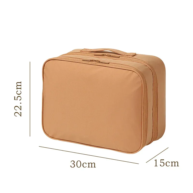 sac de rangement pour chaussures de voyage en tissu oxford, valise de voyage, boîte à chaussures portable pour trois paires, boîte à chaussures portable pour pantoufles, sac à cosmétiques