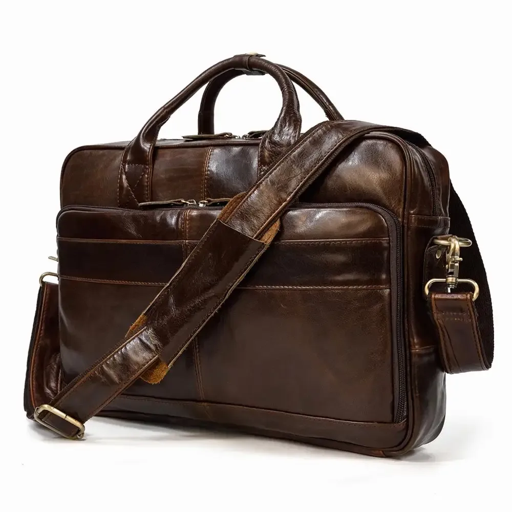 étui à bombes en cuir group pour homme, sac d'ordinateur, 14 15.6 pouces, pc, médecin, avocat, business
