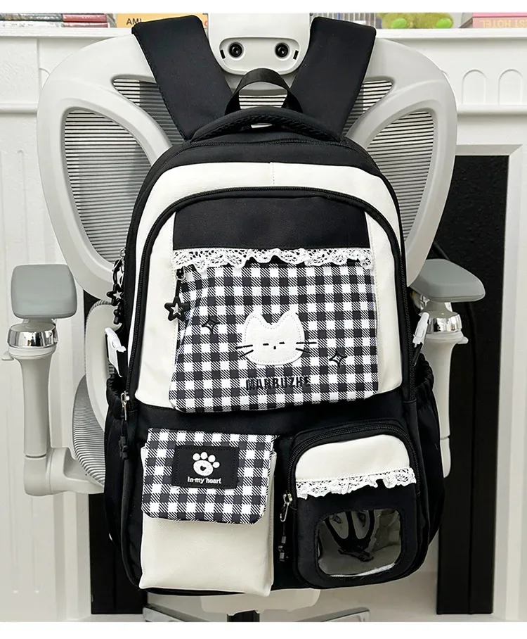sac à dos scolaire rose pour filles, adolescentes, femmes, enfants, filles, collégiennes, lycéennes, élèves, jeunes filles, enfants