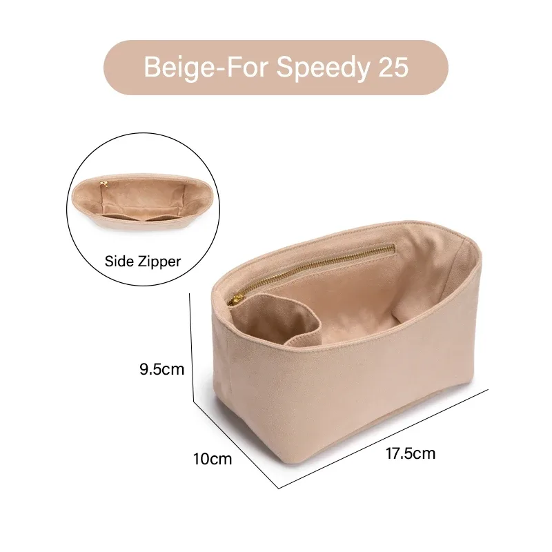 wuta original sac en velours organisateur pour lv speedy 20 25 30 35 sac à main insérer sac à main sac intérieur portable voyage stockage sacs de maquillage