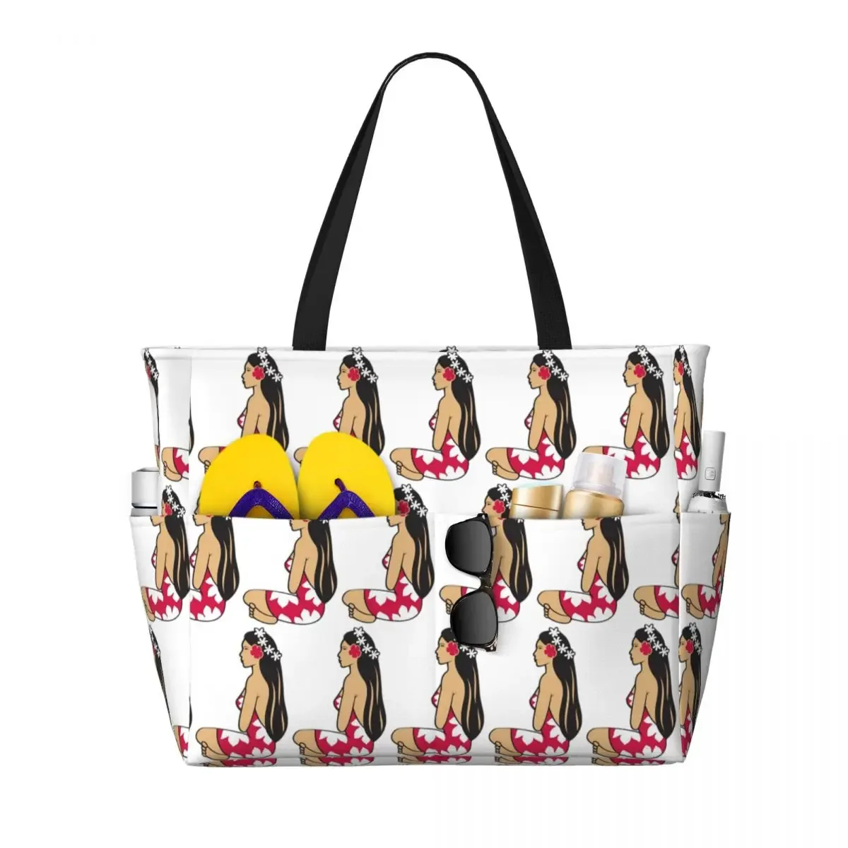 hinano tahiti beach tote bag sport gym yoga duffle grand sac fourre-tout pour femme sac de voyage sac de fitness