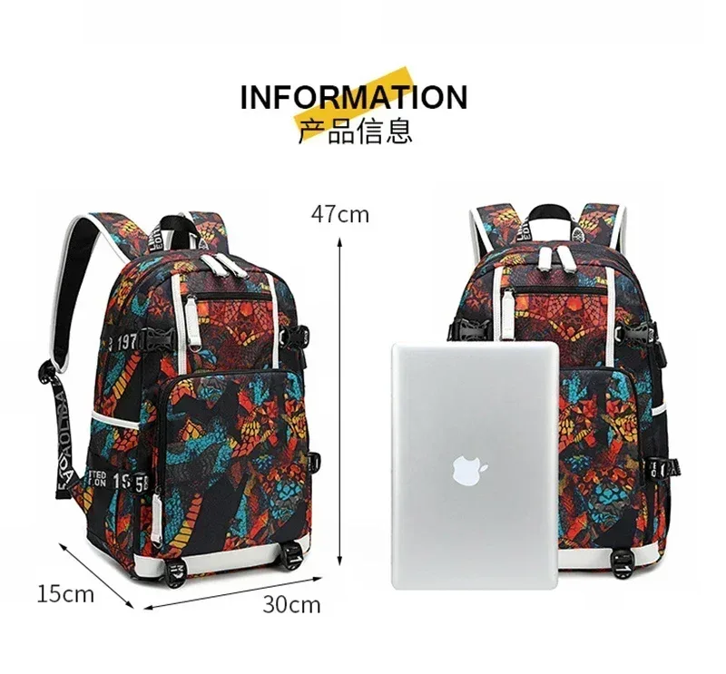 sac dos toile animaux bleu violet galaxie humour compartiment intérieur poignées latérales courbe physiologique dos usage étudiant transport matériel